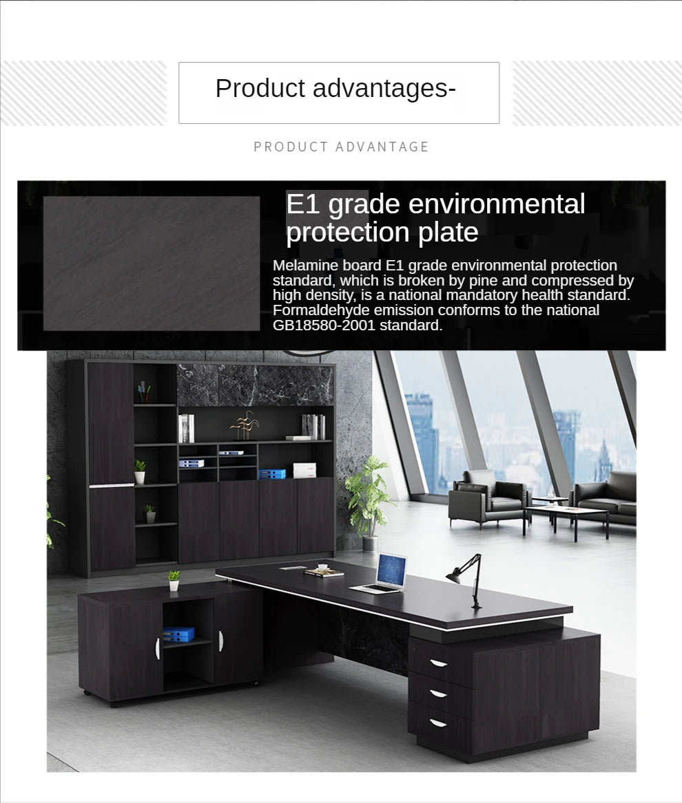 LBZ5 escritorio oficina wood storage desk office organizer for home office