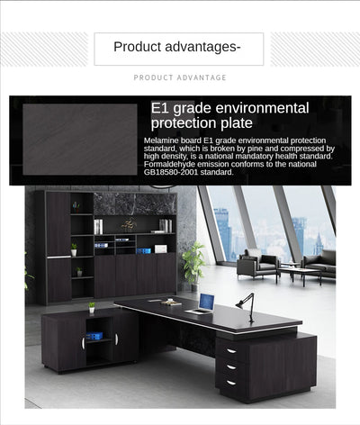 LBZ5 escritorio oficina wood storage desk office organizer for home office