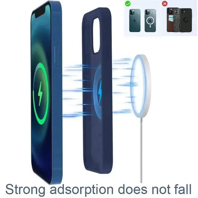 30W Wireless Charger Magnetic Fast Charging Device Pad For Magsafe iPhone 16 15 14 13 12 Pro Max Mini USB C 8Plus XR MAX Airpods