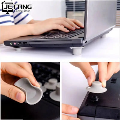 2Pcs Convenient Mini Big + 2Pcs Small Notebook Laptop Cooling Pads Skidproof Pad Cooler Stand
