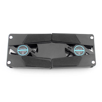 USB Powered Foldable Cooler Pad with Double 60mm Fans Laptop Stand Notebook Cooling Pad for Notebook Laptop PC Computer