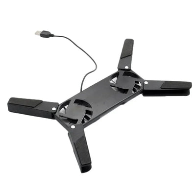 1PCS Air-cooling Laptop Cooler Laptop Cooling Pad USB Powered Cooling Dock Bracket Stand Dual Fan for PC Fan Gaming Accessory