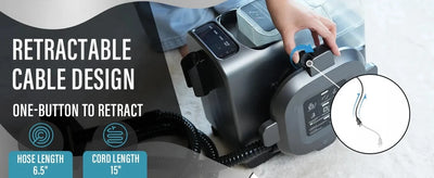 Steam Cleaner Commercial Grade Hot Water Carpet Cleaner Extractor A Beast of A for Home Upholstery Wet and Dry Carpet