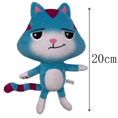 2025 Hot Gabbys doll house Plush Toy Mercat Cartoon Stuffed Animals Smiling Cat Car Cat Hug Gaby Girl Birthday Gift