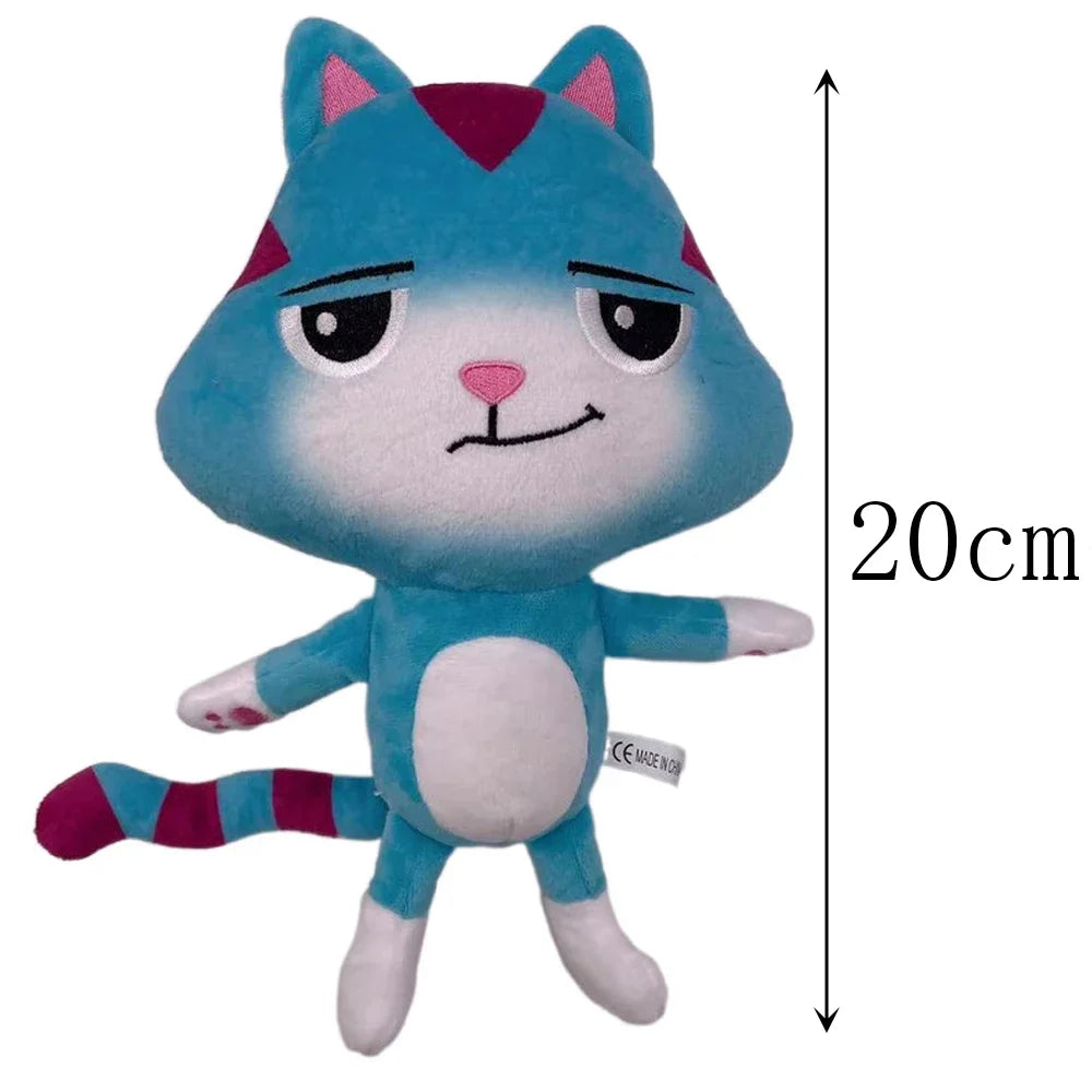 2025 Hot Gabbys doll house Plush Toy Mercat Cartoon Stuffed Animals Smiling Cat Car Cat Hug Gaby Girl Birthday Gift