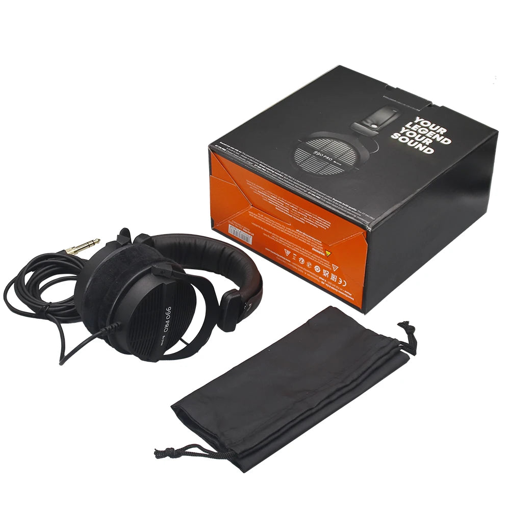 DT 990 PRO Open-Back Studio Monitor Headphones with High-Resolution Audio for Mixing and Mastering