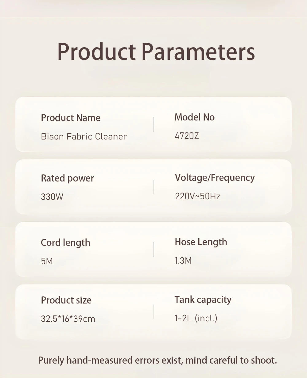 Portable Electric Steam Cleaner 220V Household Fabric Cleaning Machine Sofa Carpet Mattress Curtains Car Cleaner