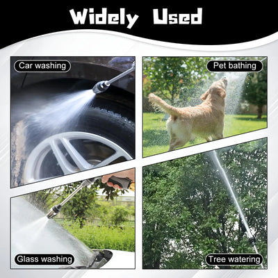 Pressure Washer, High Pressure Water Gun, Portable Washer for Car, Floor, Wall Cleaning,with 360° Rotating for Three Spray Modes