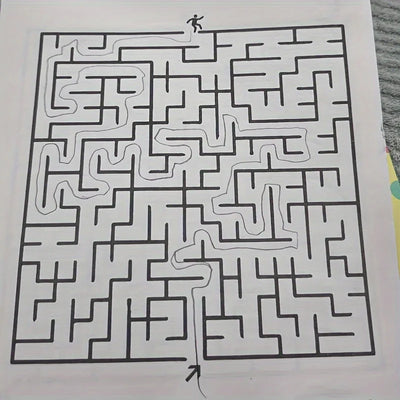 Children Maze Game Book Student Concentration Training Intellectual Development Educational Early Learning Toys Kids Gifts