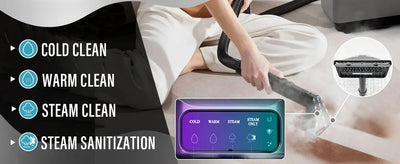 Steam Cleaner Commercial Grade Hot Water Carpet Cleaner Extractor A Beast of A for Home Upholstery Wet and Dry Carpet