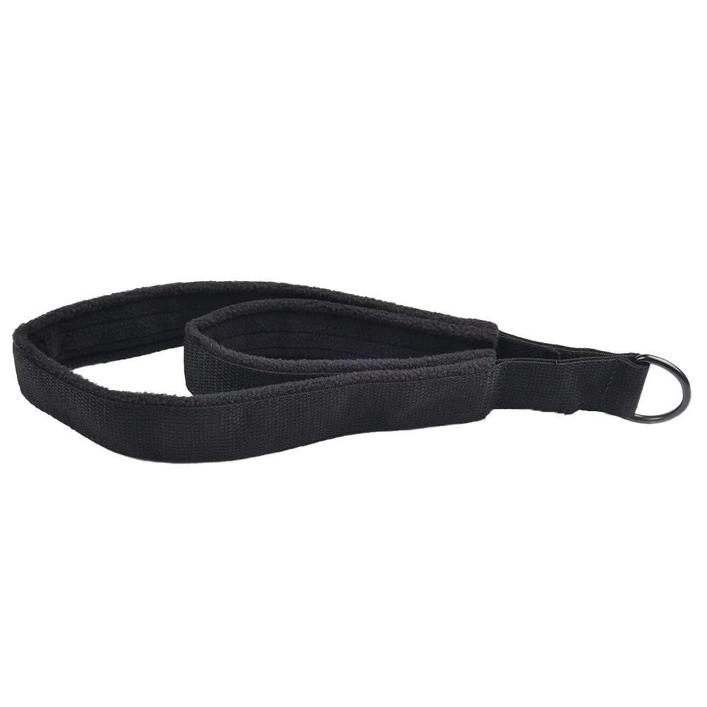 Pilates Reformer Foot Straps - Double Loop D-Ring Exercise Handles (2-Pack)