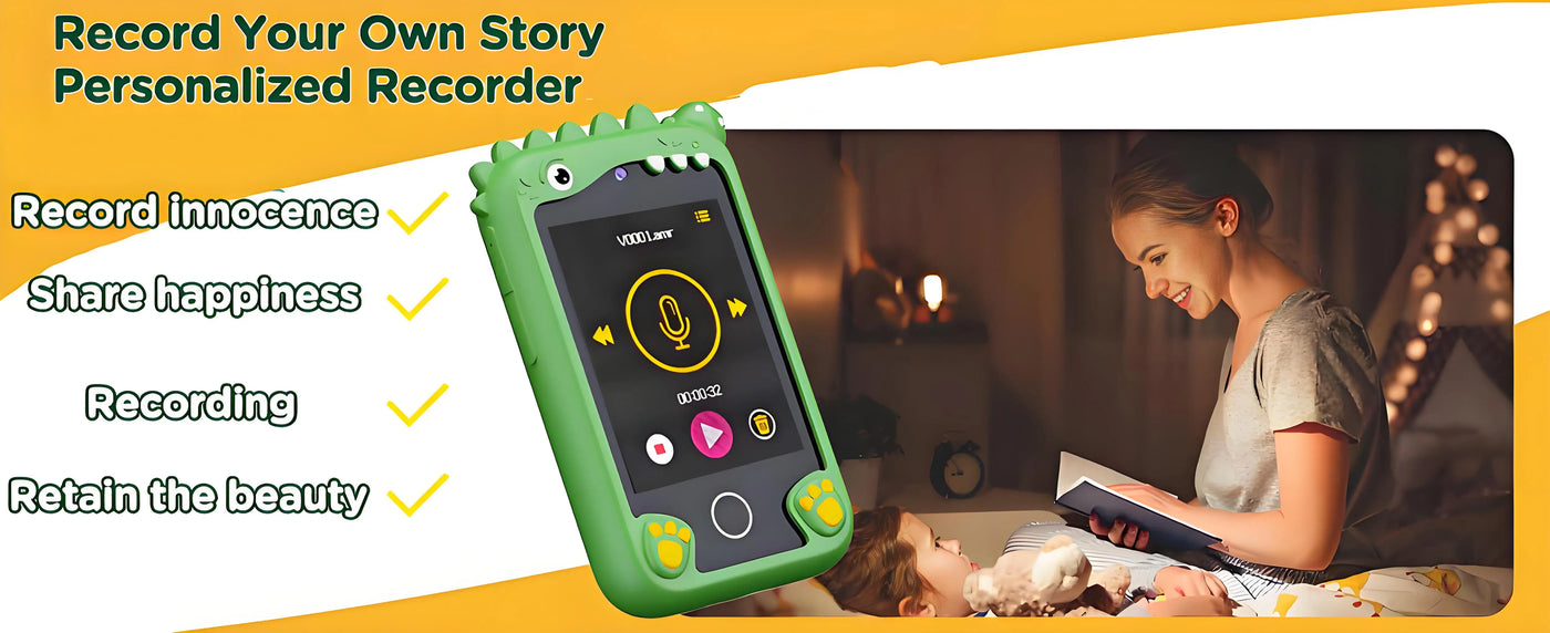 Kids Smart Educational Toys Musci Player Learning Selfie Toddler Phone Games for Children Age 3-12 Best Christmas Birthday Gifts