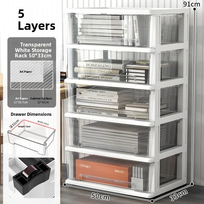 Desktop Organizer Box Ders Office Workstation File Cabinet
