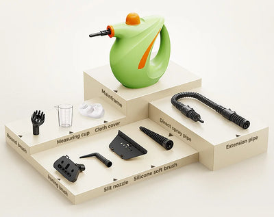 Pressurized Handheld Steam Cleaner for Home - Portable Multi-purpose High Pressure Deep Multi-surface Cleaning Steamer Machine