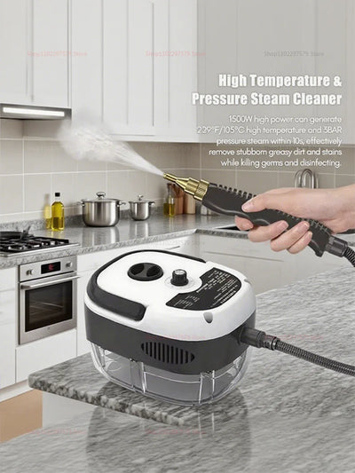 2025 Steam Cleaner High Temperature Disinfection Cleaning Tool for Kitchen Bathroom Car Air Conditioner Range Hood Home Use 220V