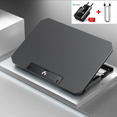 Laptop Cooler For Macbook Air Pro Dell 13-17 inch Gaming Notebook Cooling Pad Aluminum Alloy Heat Sink Fan Laptop Stand Radiator