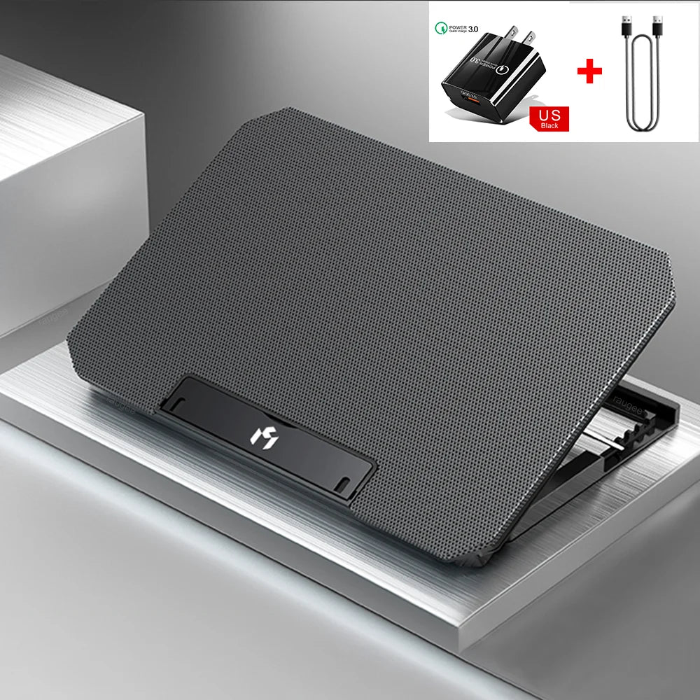 Laptop Cooler For Macbook Air Pro Dell 13-17 inch Gaming Notebook Cooling Pad Aluminum Alloy Heat Sink Fan Laptop Stand Radiator