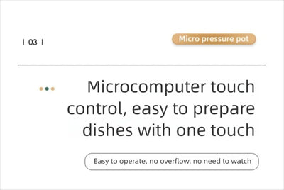 Easy 20cm Micro Pressure Cooker 2 L Non Stick Pressure Cooking Pot Quick Heating Anti-overflow Soup Stew Pot Household