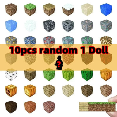 2025 Magnetic Building Blocks Mine World Magnet Cube Set for Boy Girl Kid Age 3+ DIY Model Children Stem STEM Sensory Toy Gift