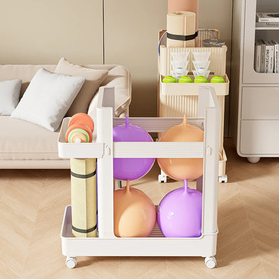 Gym Equipment Organizer Trolley with Wheels Sports Equipment
