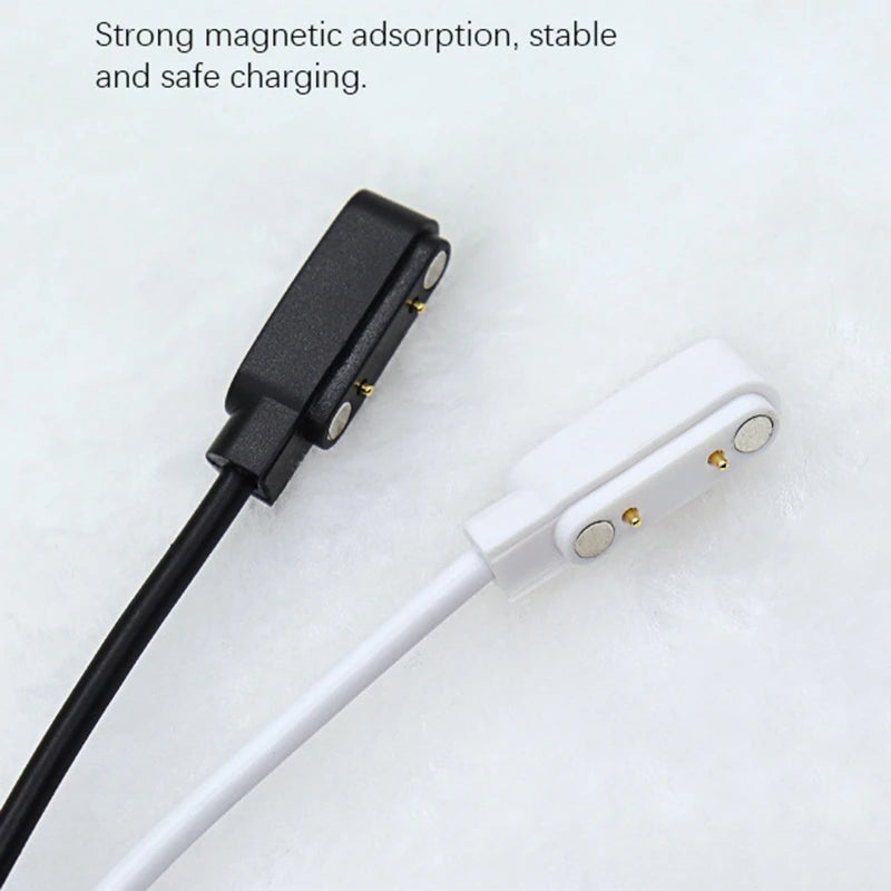 Smart Watch Charging Cable 2 Pin 4 Pins USB Charger Cord 0.5m Universal for Smartwatch 7.62mm 2.84mm 4mm Magnetic Charger