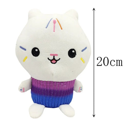 2025 Hot Gabbys doll house Plush Toy Mercat Cartoon Stuffed Animals Smiling Cat Car Cat Hug Gaby Girl Birthday Gift