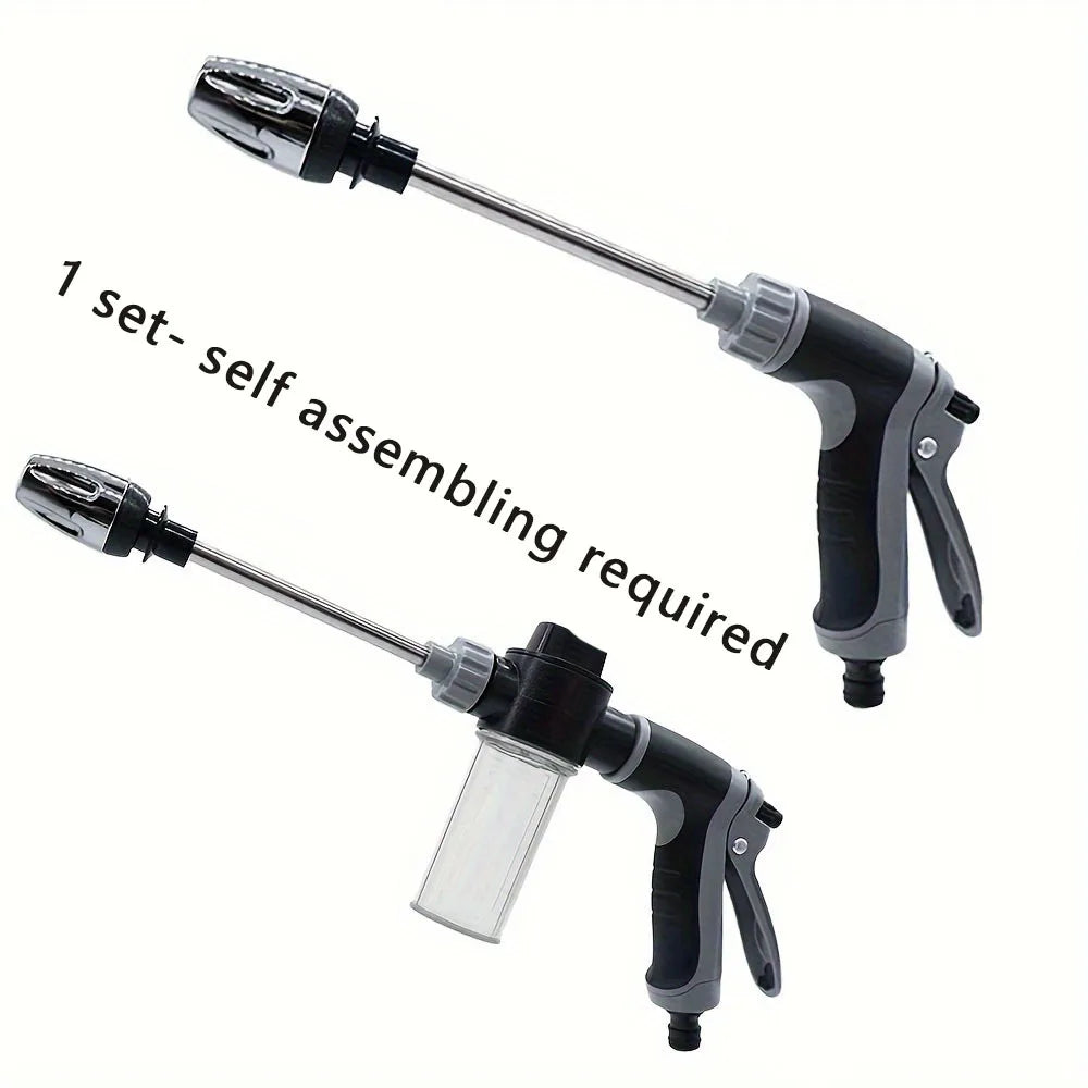 2in1 Dual Hose Pressure Washer Kit Portable High Pressure Water Blaster for Car Home Outdoor Cleaning Vehicles Tires Windows