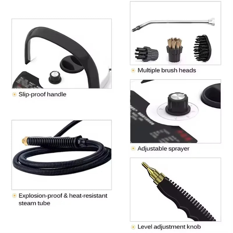 2025 Multi-Functional Home Steam Cleaner High Temperature High Pressure Specialized for Range Hood  Air Conditioning Cleaning