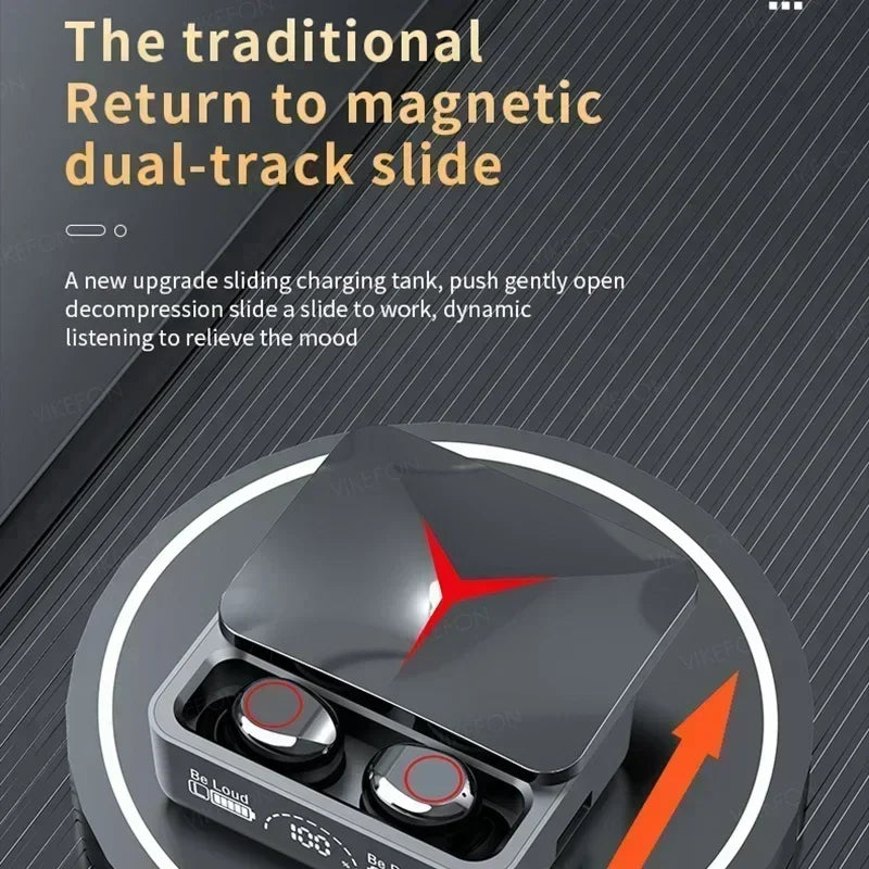 TWS M90 Wireless Headphones Gaming Earphone Bluetooth 5.3 Sport Earbuds with Mic Wireless Headset For iPhone 16 15 14 13 Xiaomi
