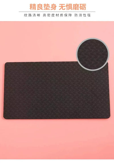 Yoga Mat Non-slip Sports TPE Fitness Mat 33cm Length Comfortable Rubber Mat Suitable for Sports Yoga and Pilates Gymnastics