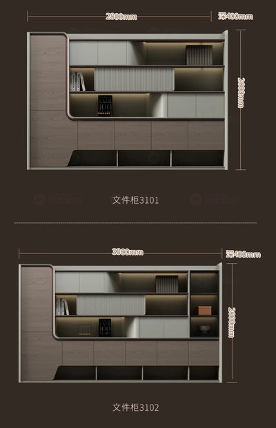 Contemporary Gaming Office Desk Luxury Modern