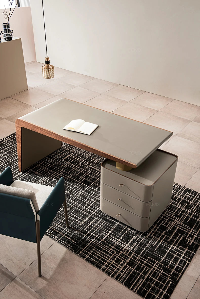 Stylish Ergonomic Office Desk Spacious Standing Table European Design Perfect Productivity Comfort Escritorio Home Decoration