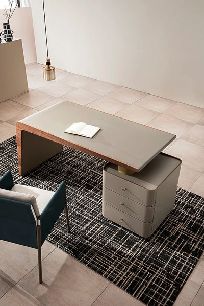 Stylish Ergonomic Office Desk Spacious Standing Table European Design Perfect Productivity Comfort Escritorio Home Decoration