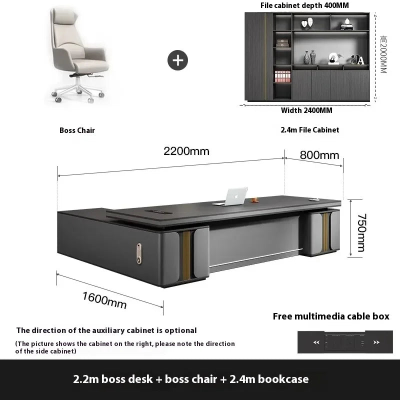 Bedroom Luxury Modern Boss Office Desk