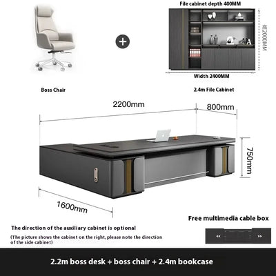 Bedroom Luxury Modern Boss Office Desk
