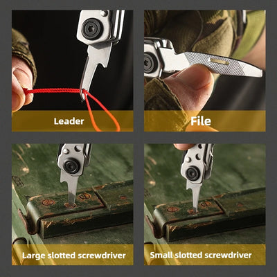Multifunctional pliers mini tool pliers steel folding pliers multi-purpose knife pliers emergency outdoor home portable