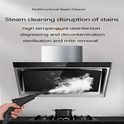 Steam cleaner, 3-level adjustable handle, 15-year heating element, 1.2-liter tank, portable steam cleaner for cleaning with 12 a