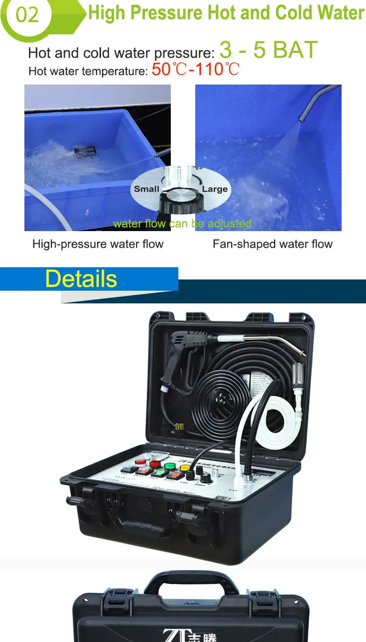 Air conditioning professional cleaning equipment steam cleaner for home