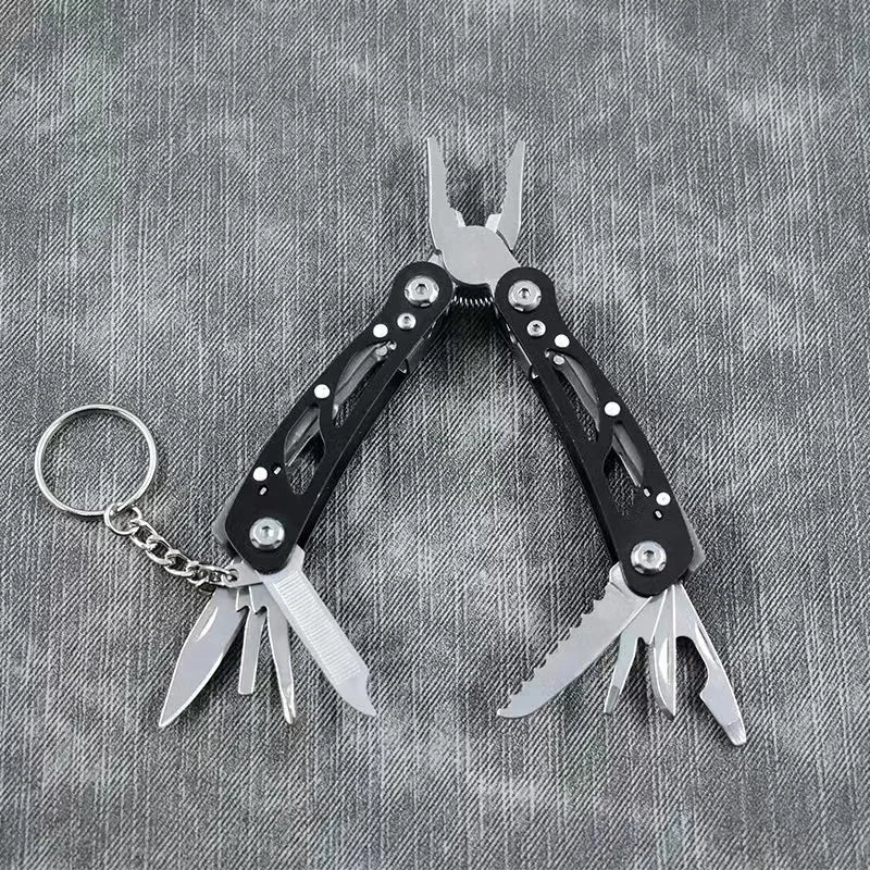 Multifunction Stainless Steel Multi-tool Pocket Knife Pliers Folding Pliers Mini Portable Folding Pliers Folding Blade Knife