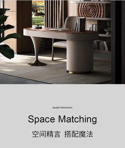Modern European Floor Standing Office Desk Luxury Design Escritorios De Ordenador Upgrade Your Home Office Aesthetic Furniture