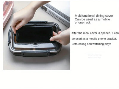 Easy-Clean Bento Container For Students & Office Workers