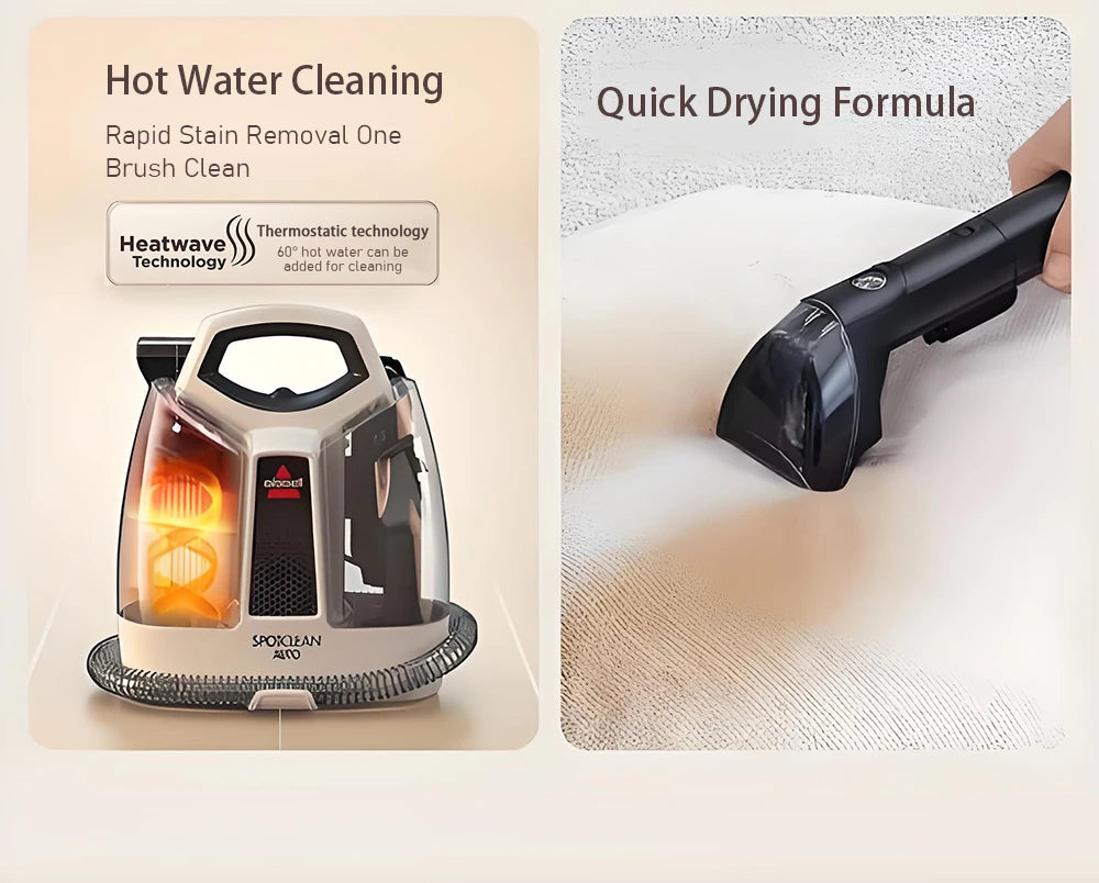 Portable Electric Steam Cleaner 220V Household Fabric Cleaning Machine Sofa Carpet Mattress Curtains Car Cleaner