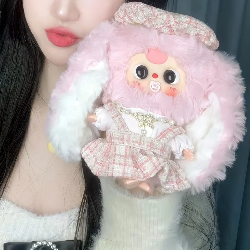 Genuine 2025 In Stock Blind Box Toy Baby Three Second-Generation Macaron Little Rabbit V2 Cute Pendant Ornaments Toys Girl Gifts