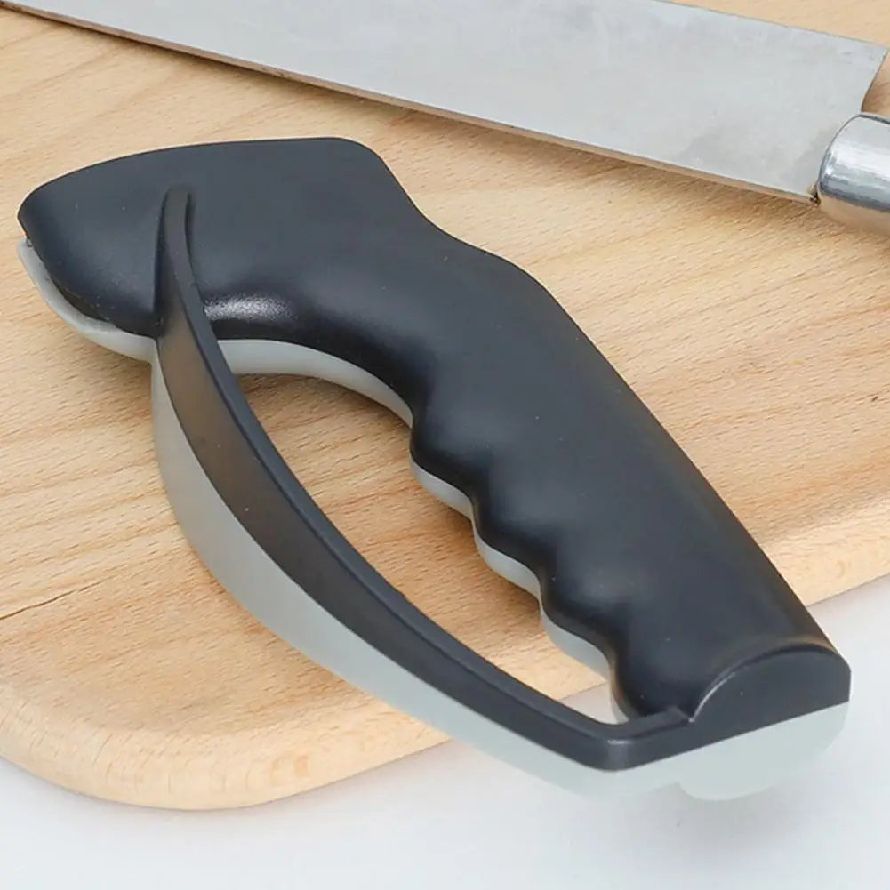 Multi - functional Manual Knife Sharpener - Ceramic & Diamond Tool, for Kitchen & Outdoor Use, Scissor Sharpening Included