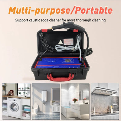 Professional portable uphplstery steam pressure washer 110V/220V steam cleaner for cars house kitchen air conditioner