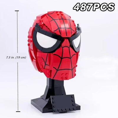 2025 new compatible 76285 red helmet building block series brick model toy children's birthday decoration party gift ornament