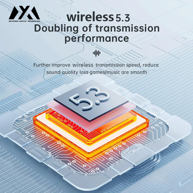 A5-TWS Wireless Headphones - for sports. Stereo sound,