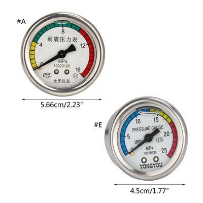 Pressure Washer Gauge with M14 Quick Connect Pressure Gauge for High Pressure Washer Car Wash- Machine Pump