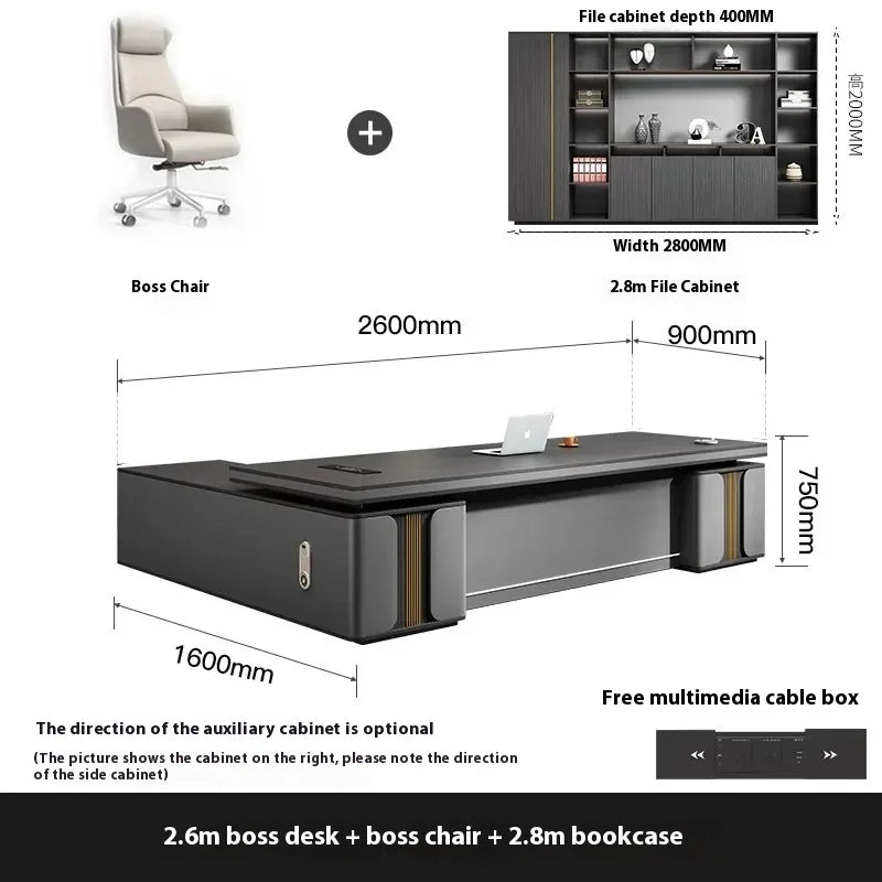 Bedroom Luxury Modern Boss Office Desk