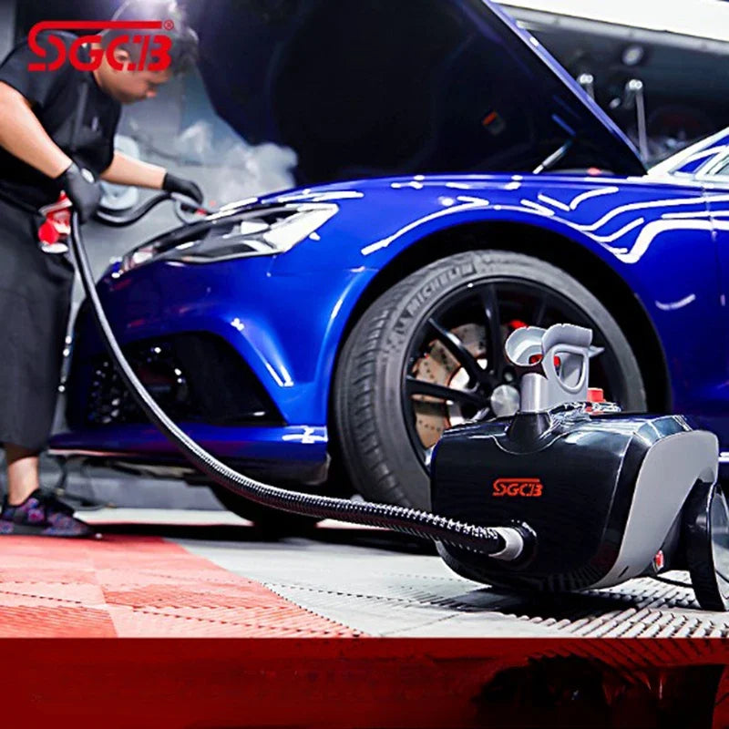 SGCB New Grid Multifunctional Steam Cleaner Fume Cleaner High Temperature and High Pressure Commercial Vehicle Cleaner Household